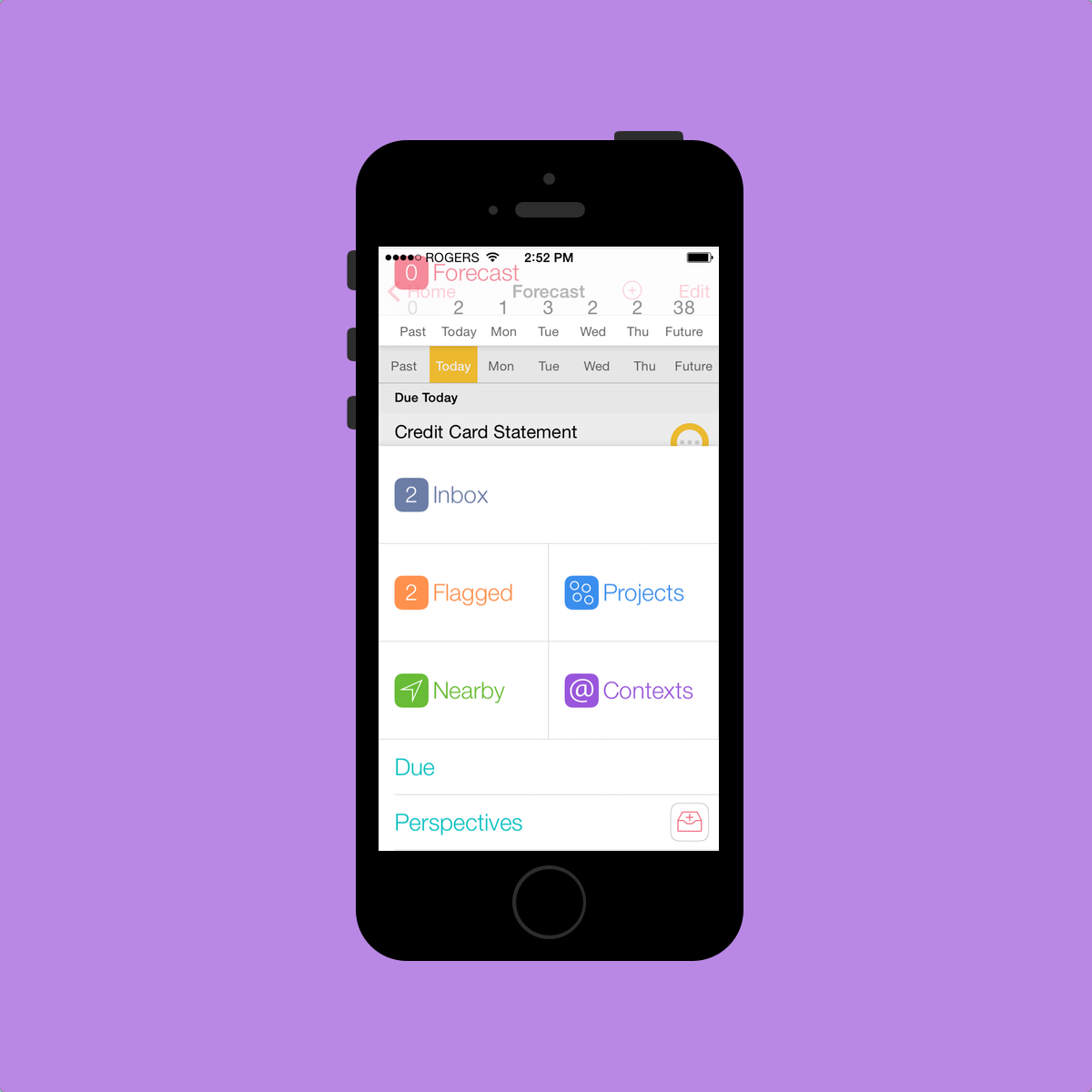 omnifocus 2 iphone pro